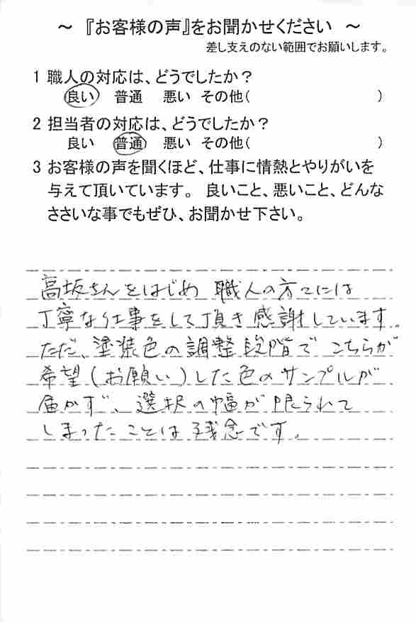   勝浦市興津久保山台　Y様