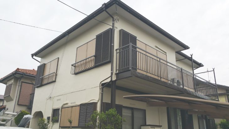   千葉県我孫子市Sさま　外壁塗装・屋根葺き替え工事・防水工事・雨樋交換
