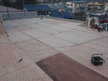 千葉県佐倉市 防水コンパネ張り 佐倉市の外壁塗装なら佐倉産業へお任せください