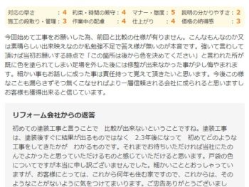 佐倉市寺崎北で外壁塗装をされたＮ様の声