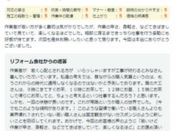 千葉市花見川区柏井で外壁塗装をされたＨ様の声