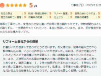 佐倉市六崎で外壁塗装をされたＮ様の声