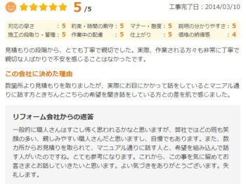 茂原市緑ケ丘で外壁塗装をされたＫ様の声