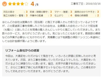 佐倉市ユーカリが丘で外壁塗装をされたＩ様の声