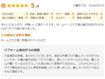 四街道市めいわで外壁塗装をされたＹ様の声