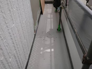 千葉県成田市 防水 下地コンパネ張り 外壁下塗り 付帯 佐倉市の外壁塗装なら佐倉産業へお任せください