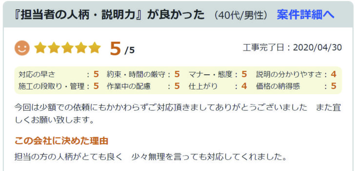   佐倉市江原台で外壁塗装をされたＳ様の声